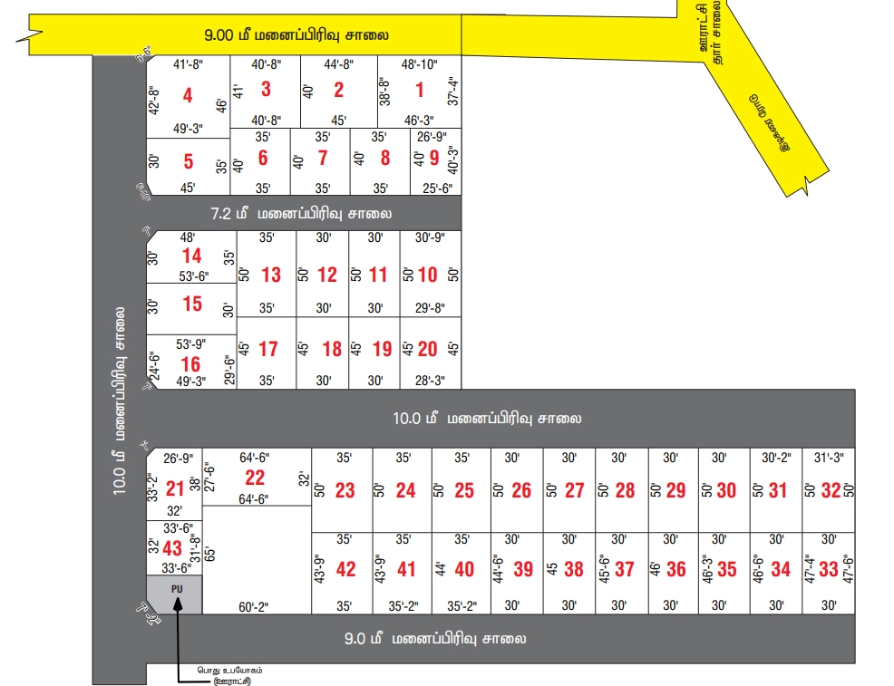 Master Plan of Address Haya in Idikarai, Coimbatore - Image 395691