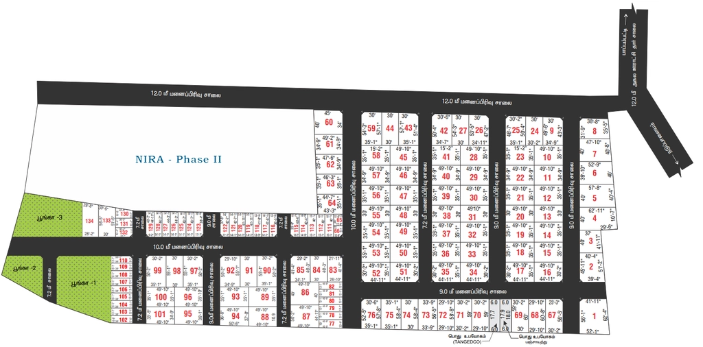 Master Plan of Address Nira Phase 1 in Peedampalli, Coimbatore - Image 395723