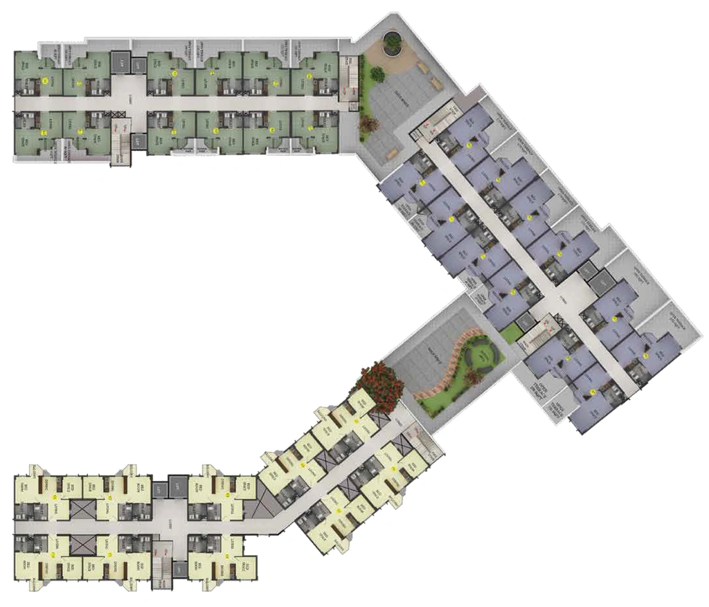 Floor Plan of Asset Serene Young at Heart in Pukkattupady, Kochi - Image 396764
