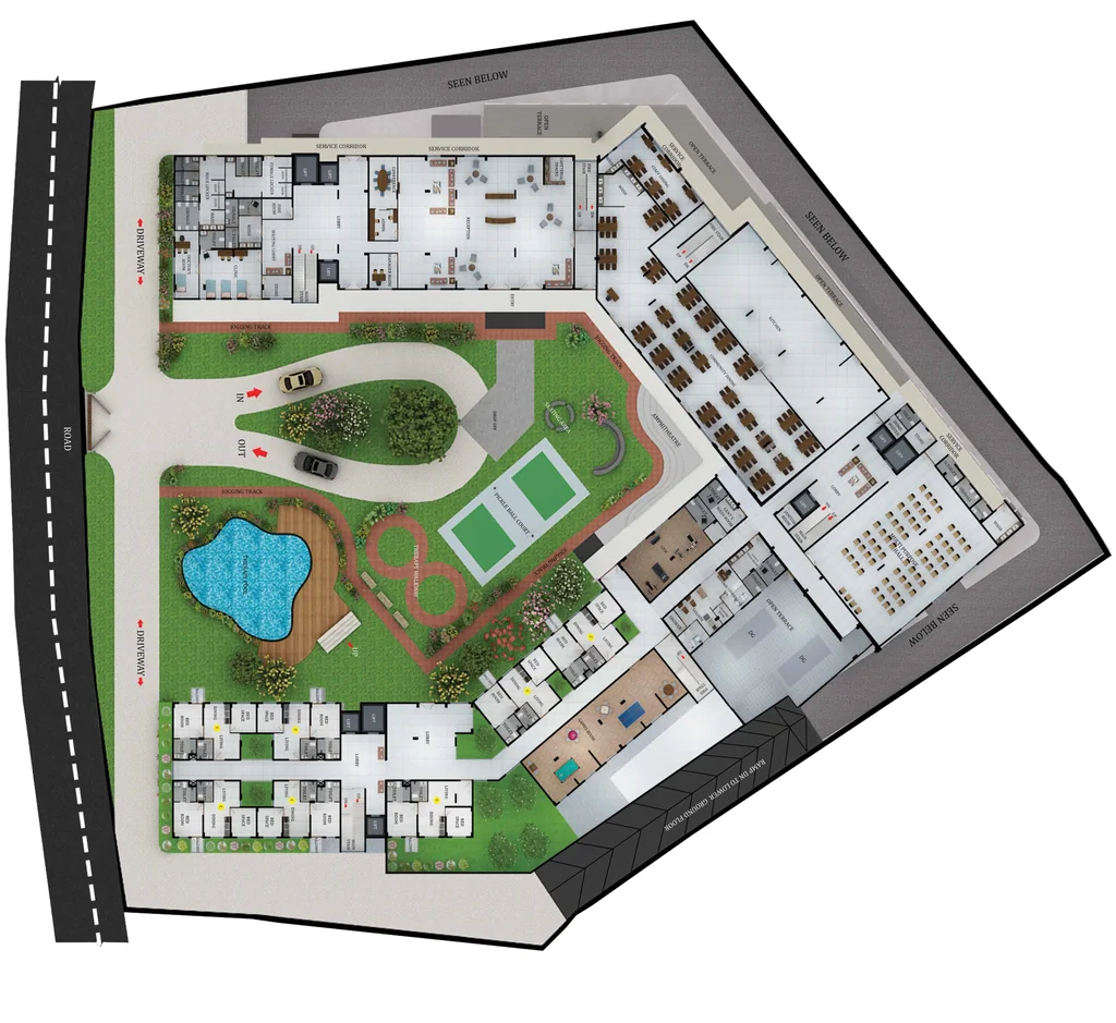 Master Plan of Asset Serene Young at Heart in Pukkattupady, Kochi - Image 396765