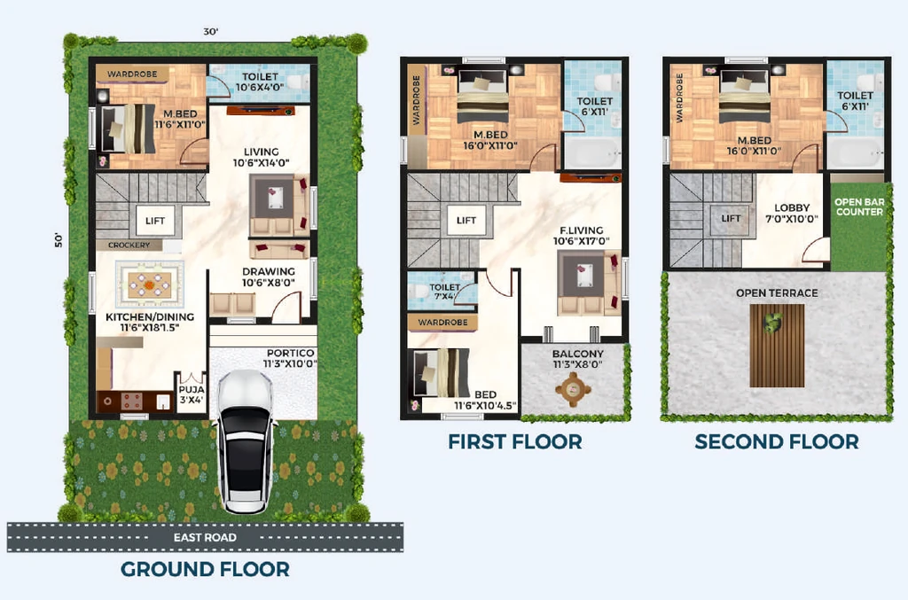 4 BHK House/Villa in Vijaya Bheri Oak Ville in Hayathnagar, Hyderabad - Image 914804