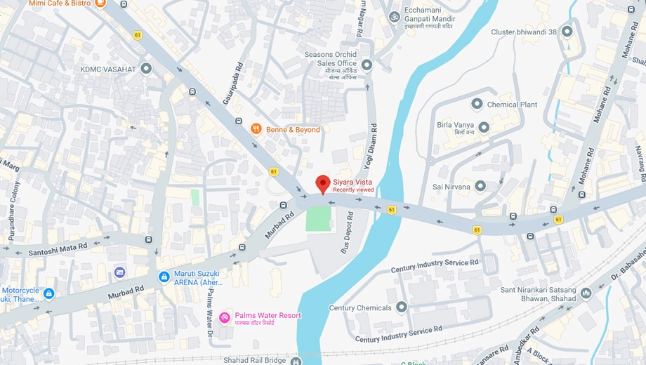 Location of Shakti Siyara Vista in Kalyan West, Thane - Image 397889