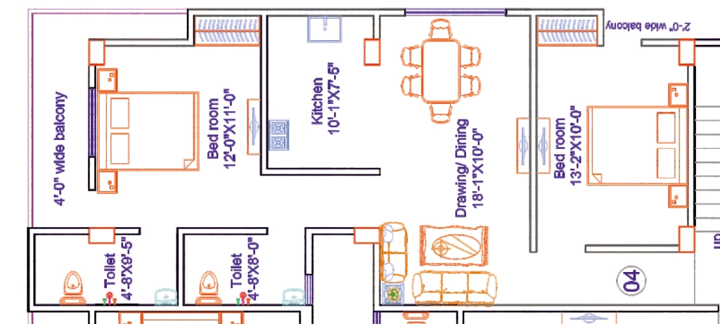 2 BHK Flat in Aditya Pushpendra Enclave in Bailey Road, Patna - Image 915478