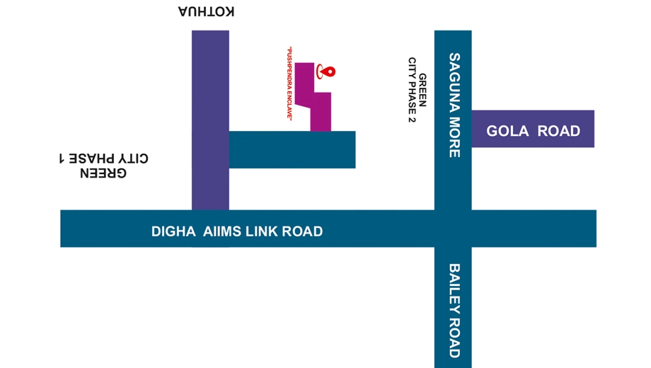 Location of Aditya Pushpendra Enclave - Image 397242