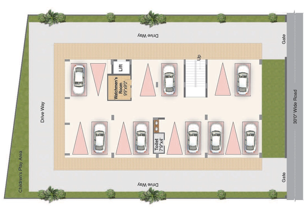 Master Plan of Meridian Pride in Alwal, Hyderabad - Image 396054