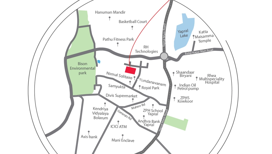 Location of Nirmal Society - Image 396036