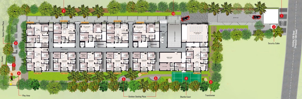 Master Plan of Sivah Silver Keys in Gajulramaram, Hyderabad - Image 396011
