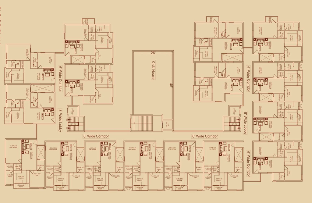 Floor Plan of Cinco Aaranya in Saravanampatti, Coimbatore - Image 396057