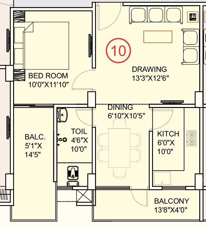 1 BHK Flat in Aranya PNB Residency in Danapur, Patna - Image 915484