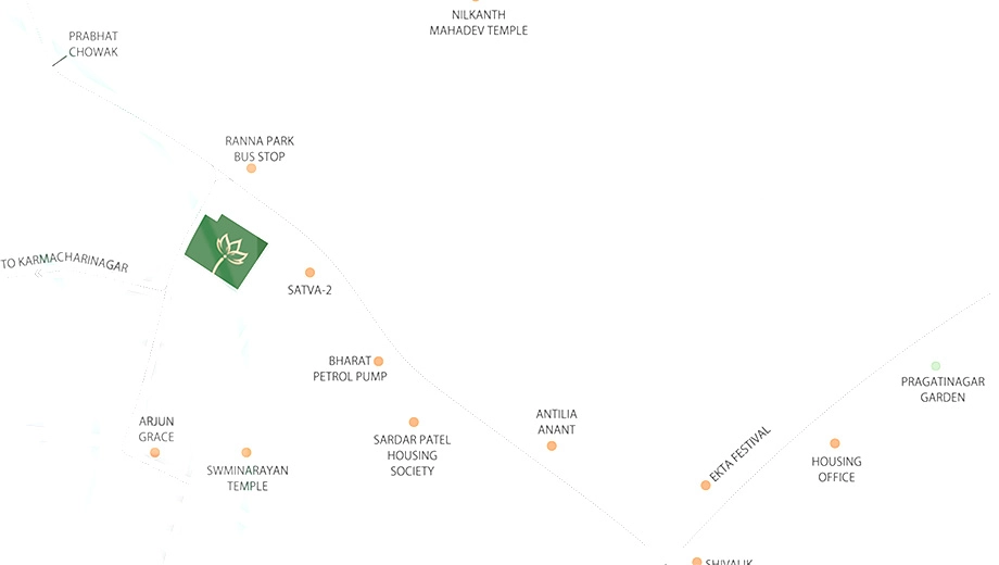 Location of Aarna Bliss - Image 396081