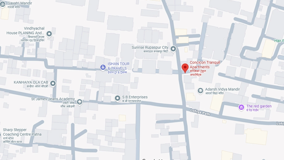 Location of Concicon Tranquil in Rupaspur, Patna - Image 408032