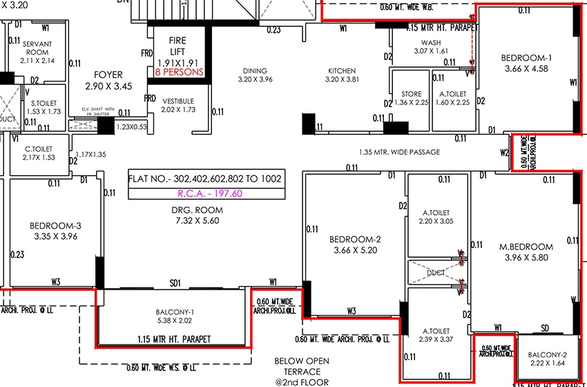 4 BHK Flat in Aaron Elinor 51 in Sola, Ahmedabad - Image 914942
