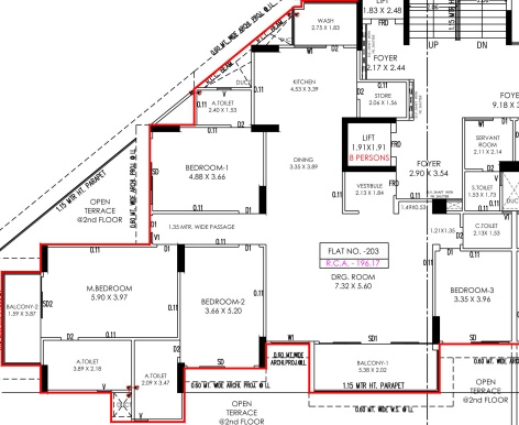 5 BHK Flat in Aaron Elinor 51 in Sola, Ahmedabad - Image 914943