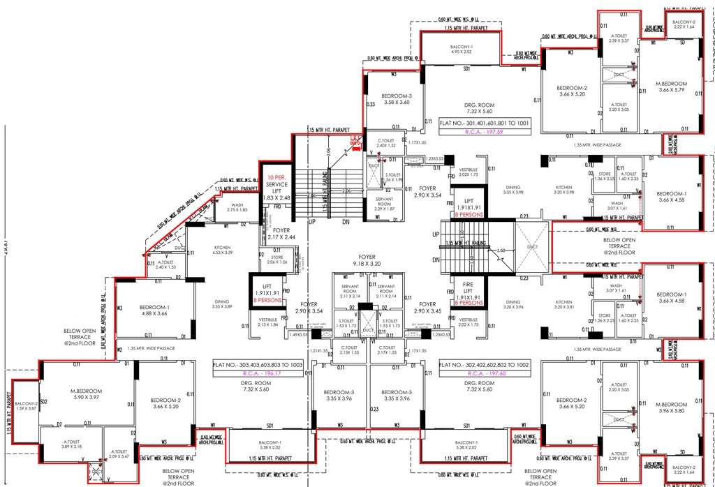 Floor Plan of Aaron Elinor 51 in Sola, Ahmedabad - Image 396101