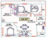 3 BHK Flat in Environ Towers in Nagole, Hyderabad - Image 914973