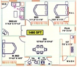 3 BHK Flat in Environ Towers in Nagole, Hyderabad - Image 914974