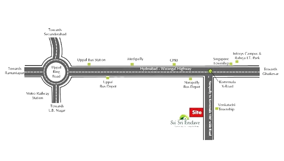 Location of Sai Sri Enclave - Image 396156