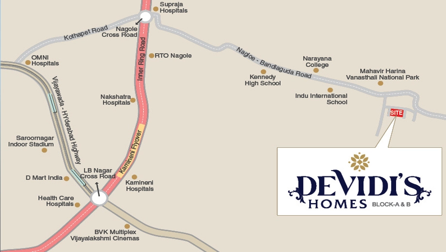 Location of Srija Devidi S Homes - Image 396147