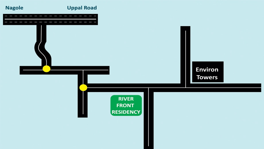 Location of SRK River Front Residency - Image 396139