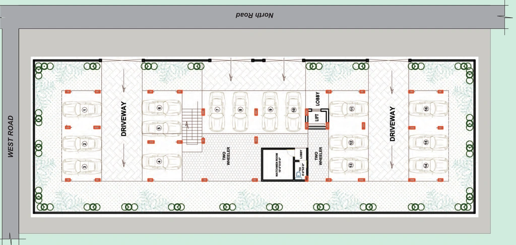 Master Plan of SRK River Front Residency in Nagole, Hyderabad - Image 396137