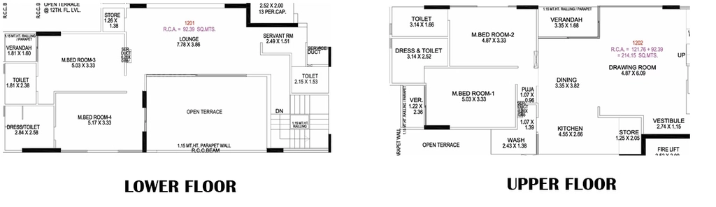 4 BHK Penthouse in Aatman Grandeur in Sola, Ahmedabad - Image 914978
