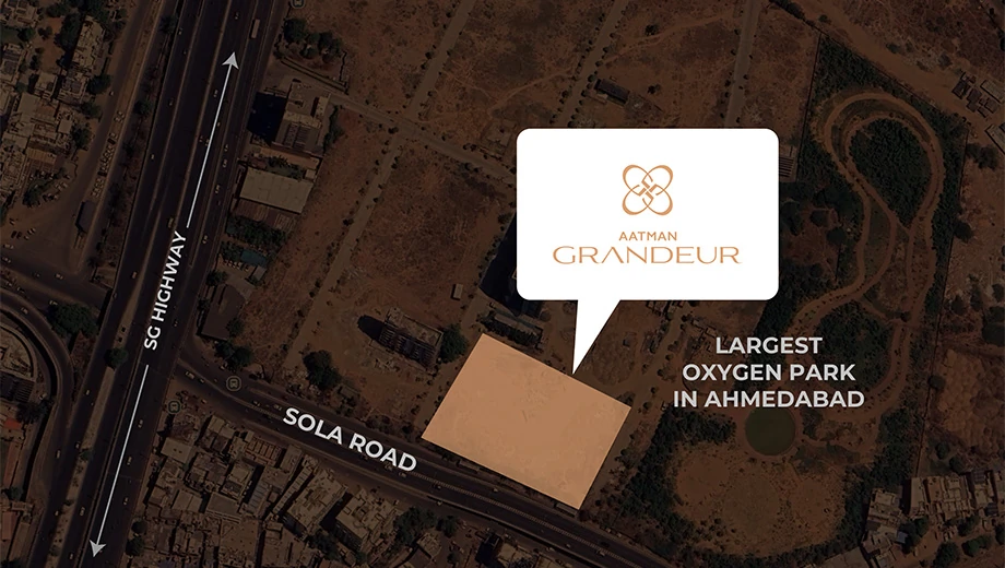 Location of Aatman Grandeur - Image 396187