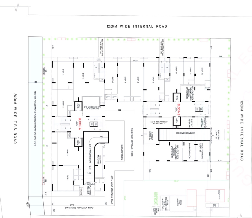 Master Plan of Commercial Aatman Grandeur in Sola, Ahmedabad - Image 396198