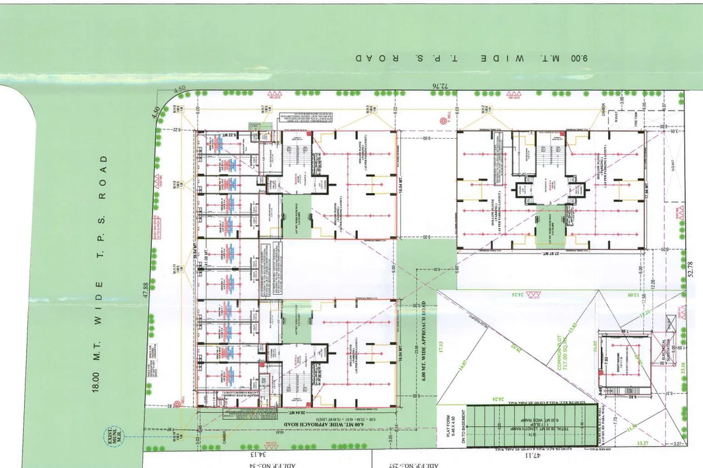 Master Plan of Aditya Heights in Sola, Ahmedabad - Image 396206