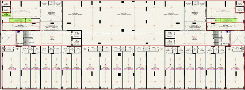 Floor Plan of Commercial Alok One Fifty One in Bhadaj, Ahmedabad - Image 396248