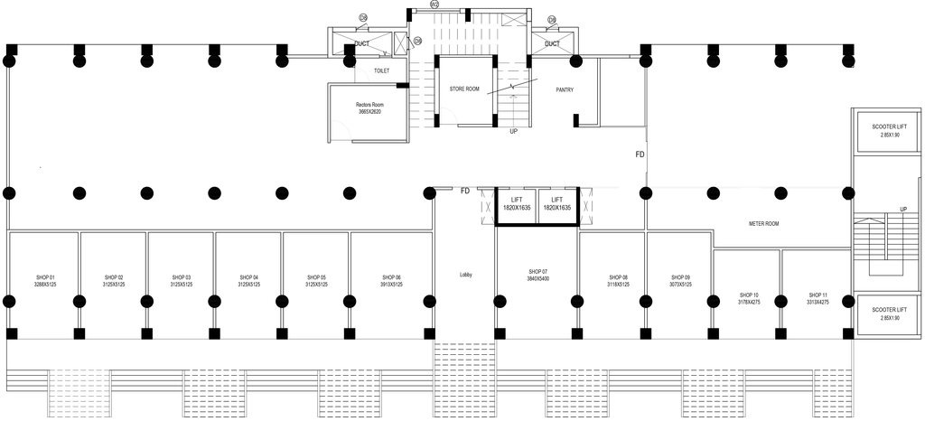 Floor Plan of Commercial Saarrthi Studio 06 in Karve Nagar, Pune - Image 396458