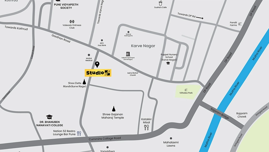 Location of Commercial Saarrthi Studio 06 - Image 396456