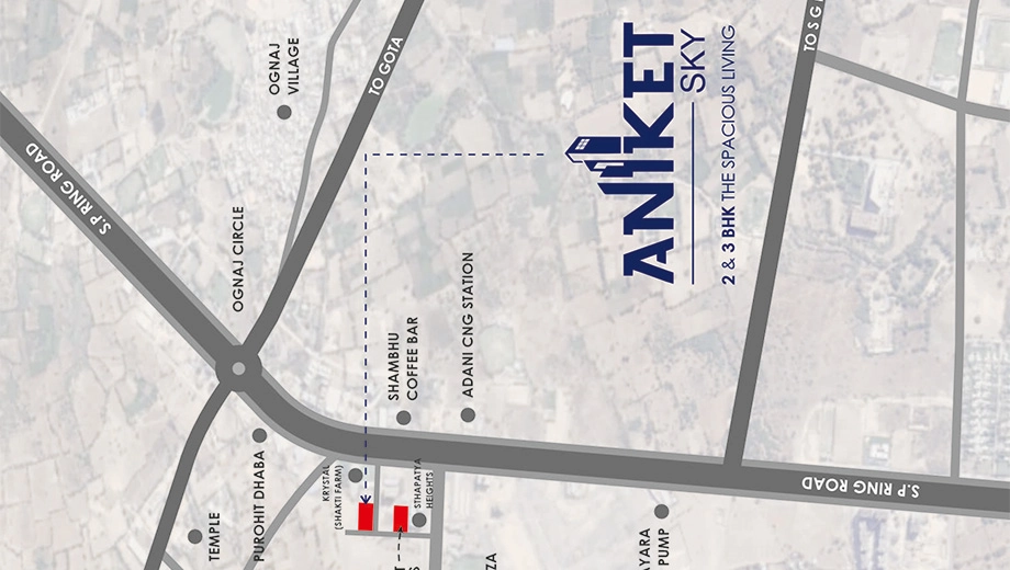 Location of Commercial Aniket Sky - Image 396262