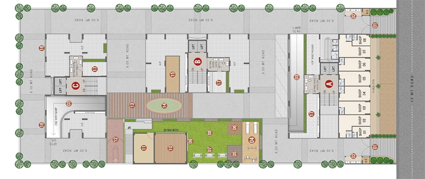 Master Plan of Commercial Aniket Sky in Ognaj, Ahmedabad - Image 396263