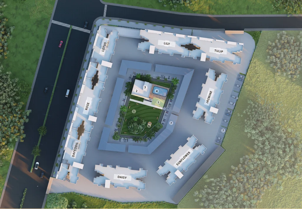 Master Plan of Commercial Jai Seasons Green in Thane West, Thane - Image 396472