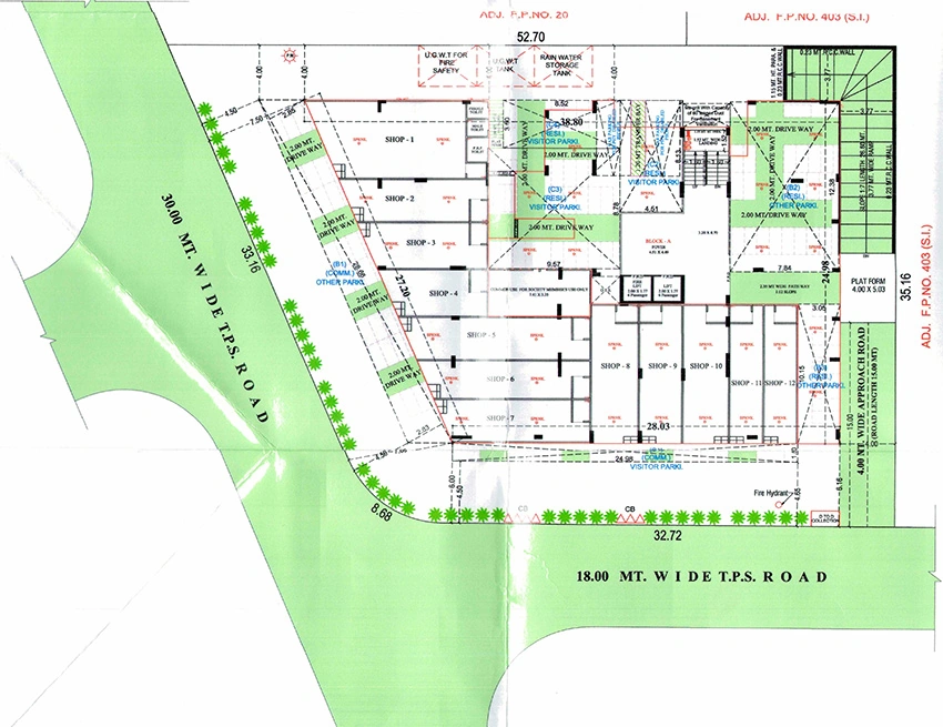 Master Plan of Aradhana Luxuria in Chandkheda, Ahmedabad - Image 396283