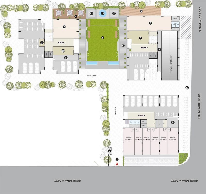 Master Plan of Arcus Aura in Vasna, Ahmedabad - Image 396303