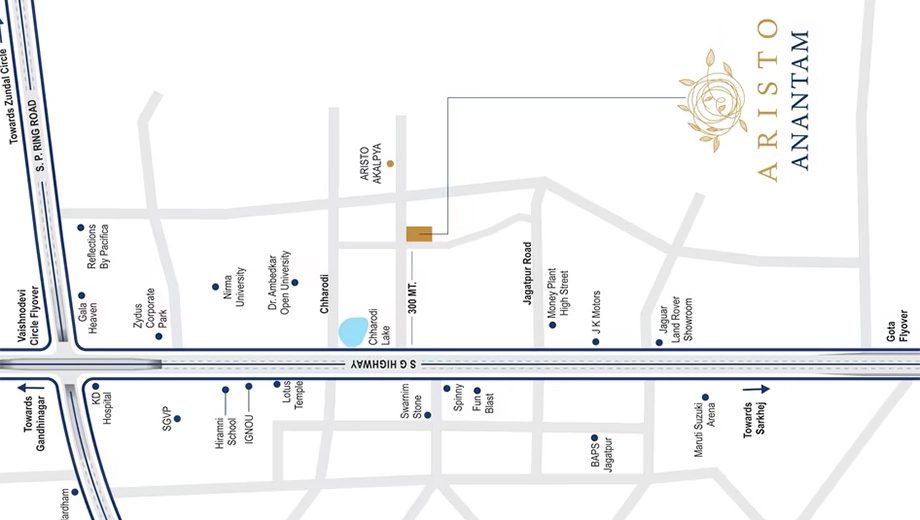 Location of Commercial Aristo Anantam - Image 396314
