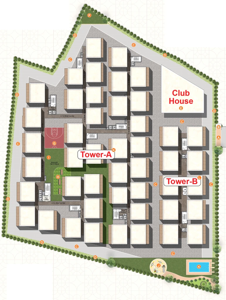 Master Plan of SV Skyline Avasa in Adibatla, Hyderabad - Image 396340