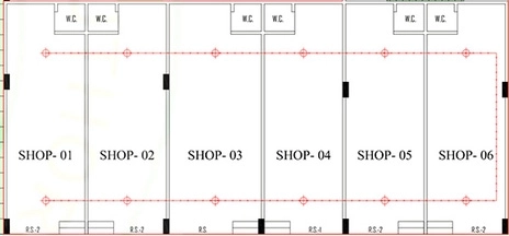 Floor Plan of Commercial Bajrangi Shlok 35 in Nava Naroda, Ahmedabad - Image 396342