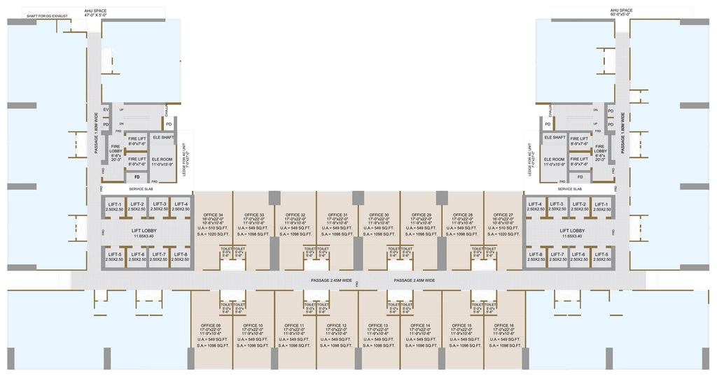Floor Plan of Delta BKC 2 in Airoli, Navi Mumbai - Image 408989