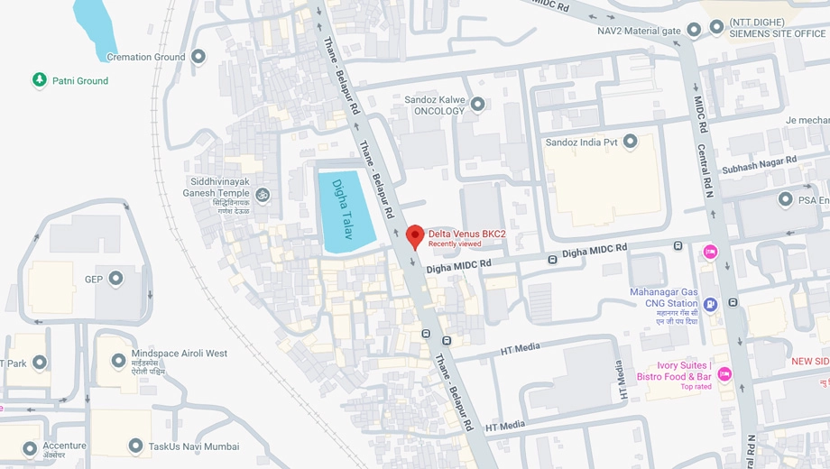 Location of Delta BKC 2 in Airoli, Navi Mumbai - Image 397010