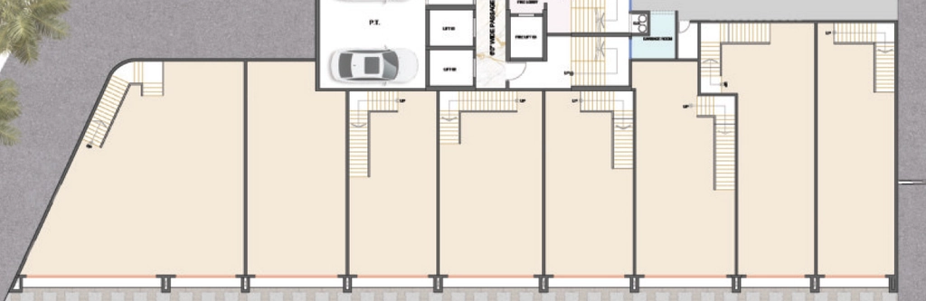 Floor Plan of Commercial Shree Seasons Aura in Kalyan West, Thane - Image 396998