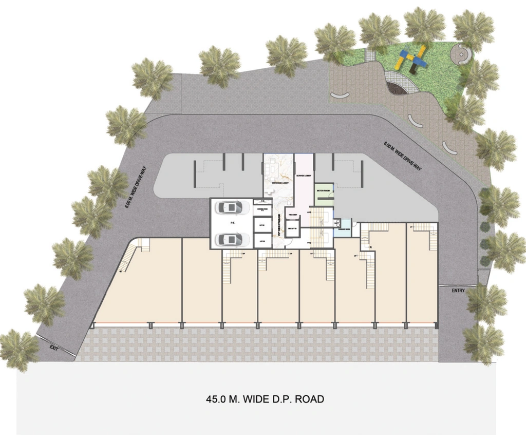 Master Plan of Commercial Shree Seasons Aura in Kalyan West, Thane - Image 396999