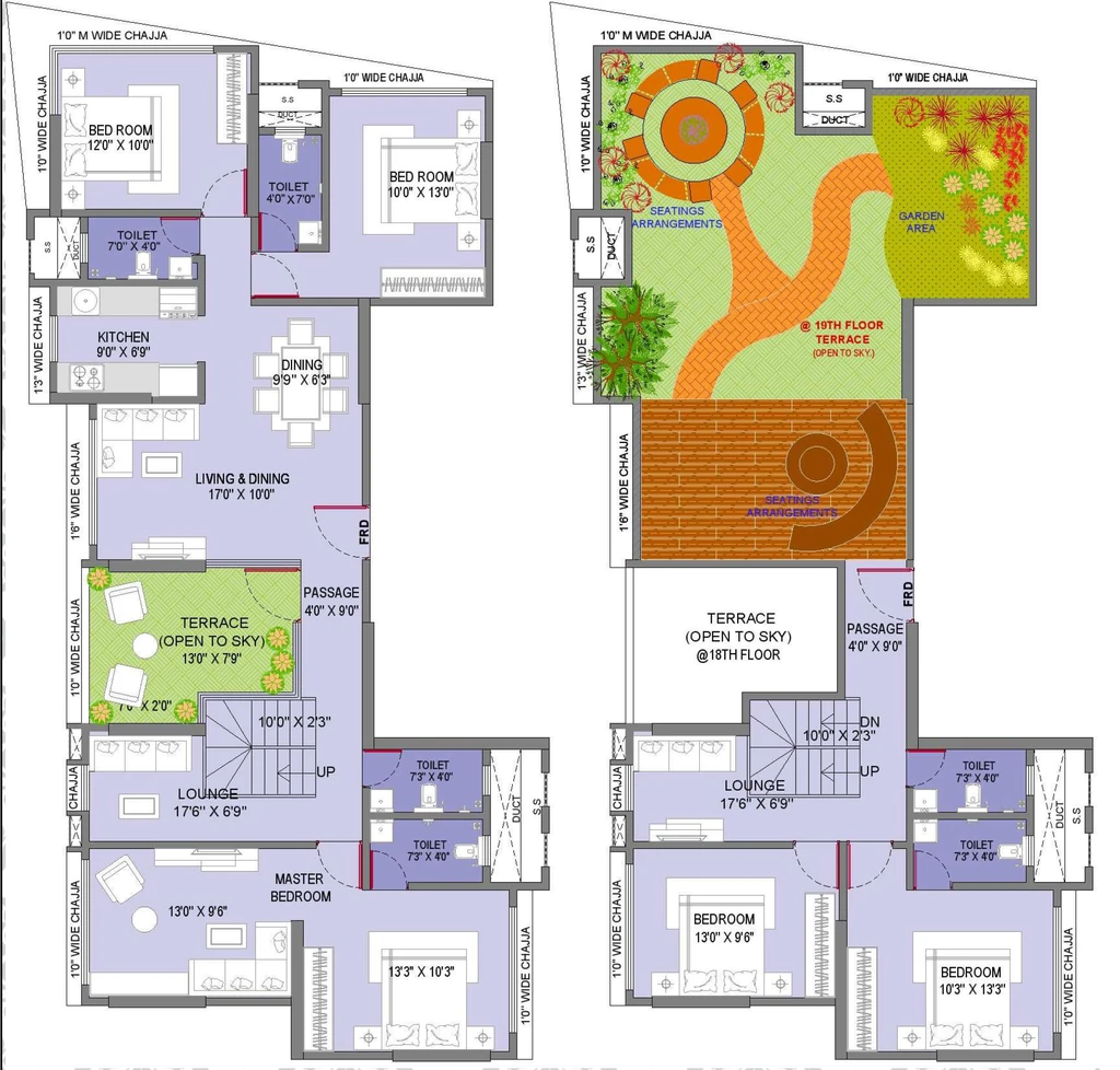 5 BHK Duplex in Triguni Heights in Borivali West, Mumbai - Image 915428
