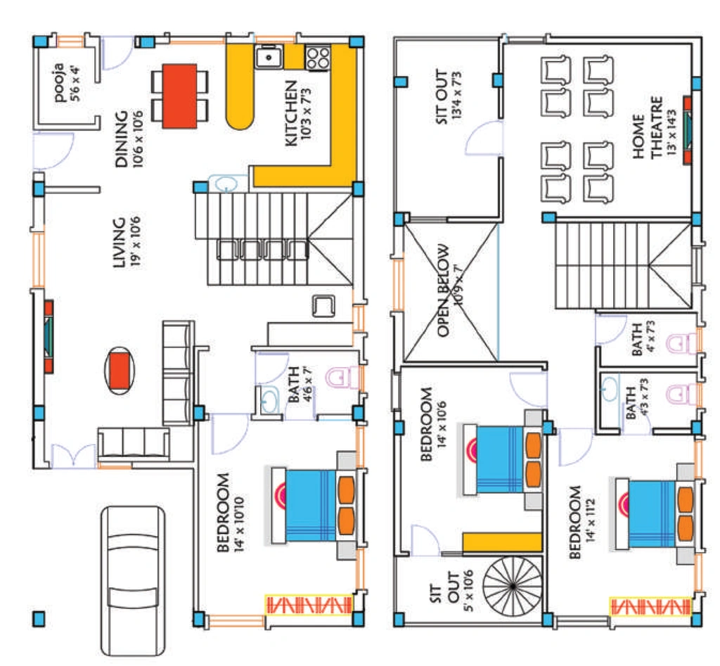 3 BHK House/Villa in SRJ Lakshmi Elite Villas in Sainikpuri, Hyderabad - Image 915059