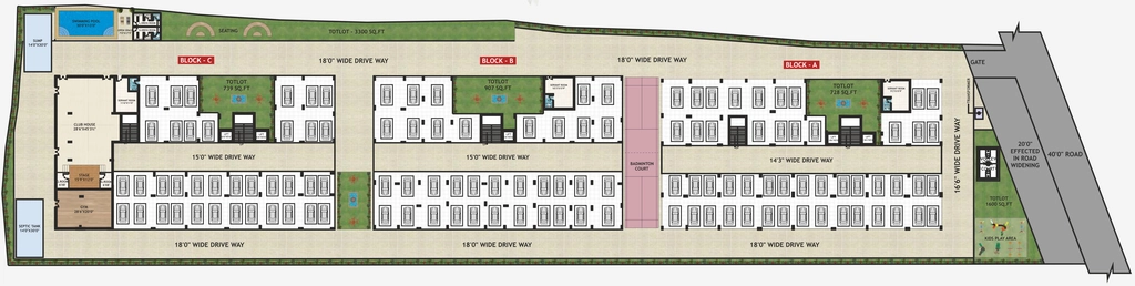 Master Plan of Sri Venkateshwara Shatamanam in Gopanpally, Hyderabad - Image 396409