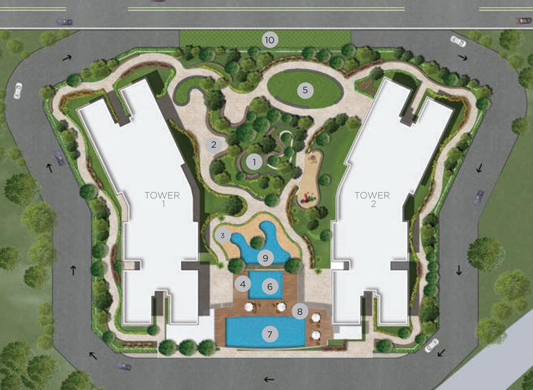 Master Plan of Sobha Dream Heights in Gift City, Gandhinagar - Image 28262