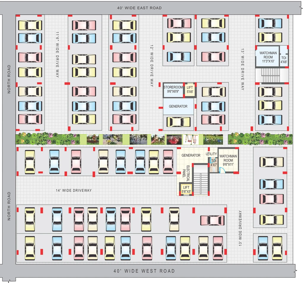 Master Plan of Surya Saketh Millennium in Nizampet, Hyderabad - Image 396440