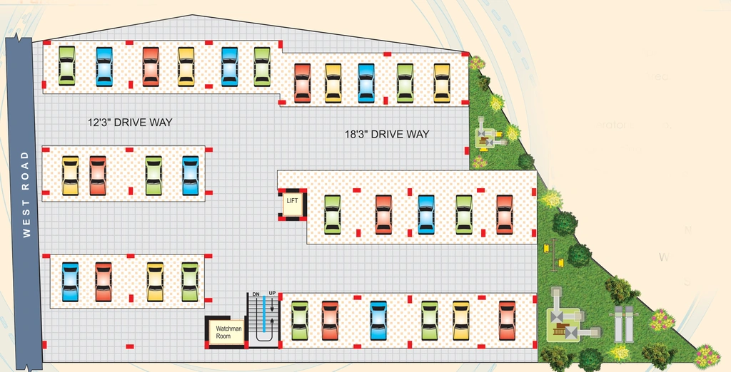 Master Plan of Surya Saketh Palace in Nizampet, Hyderabad - Image 396427