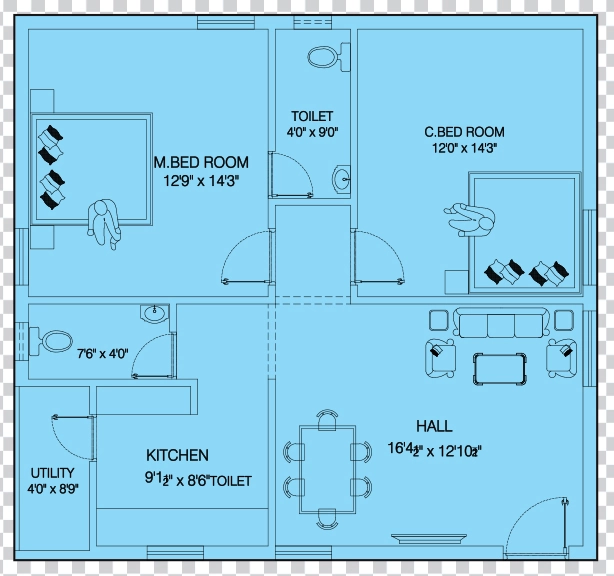 2 BHK Flat in STBL Maadhava Gardens in Shamshabad, Hyderabad - Image 915066